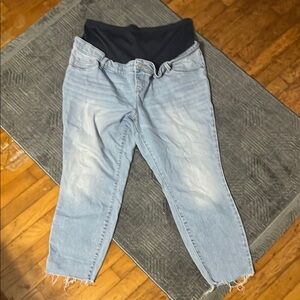 Old Navy Light Blue Ankle Jeans